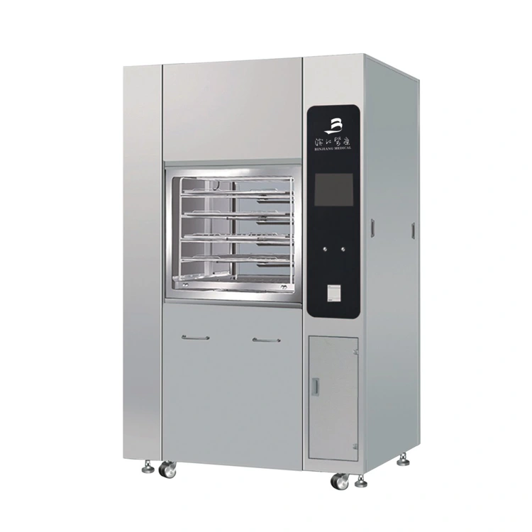 Gebruik van een volautomatische was-desinfector